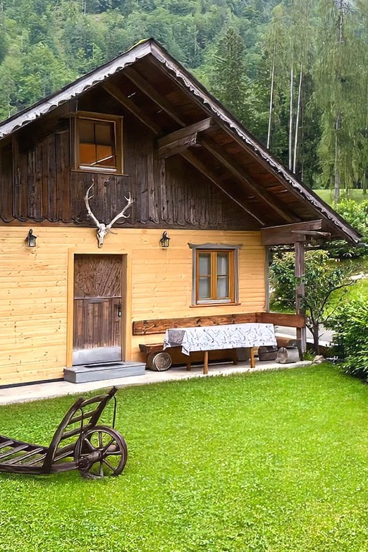 Außenansicht Blockhaus